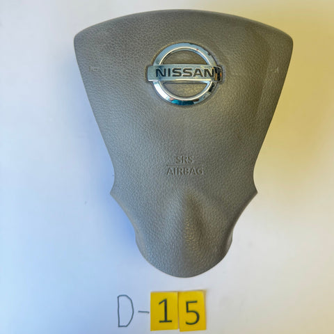 Nissan versa 2014 2015 Driver Airbag OEM Air Bag Steering Wheel Gray 985103VY8A