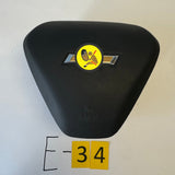 Cruze Driver Airbag Black Brown Single Plug OEM 2016 2017 2018 42650734