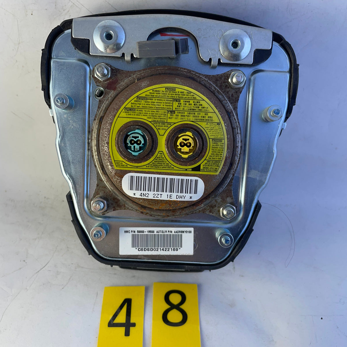 Hyundai ACCENT 2012 2013 2014 2015 2016 2017 DRIVER WHEEL AIRBAG OEM B ...