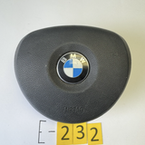 BMW E82 E90 E92 E93 Front Driver SPORT Steering Wheel Airbag Air Bag Black OEM
