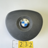 BMW E82 E90 E92 E93 Front Driver SPORT Steering Wheel Airbag Air Bag Black OEM