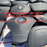 Bui Air Bag Encla Driver Airbag Gray 2008 2009 2010 2012 2013 2014 2015 2016 2017