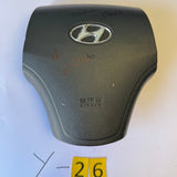 HYUNDAI Elantra 2007 2008 2009 2010 DRIVER WHEEL AIRBAG BLACK 569002H1007U