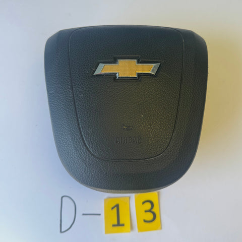 Chevrolet Cruze 2013 2014 2015 Steering Wheel Airbag Driver Black OEM 95115462