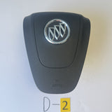 Buick Verano Driver Airbag Genuine OEM Black (2012–2017) | Steering Wheel Air Bag | 20986955