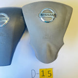 Nissan versa 2014 2015 Driver Airbag OEM Air Bag Steering Wheel Gray 985103VY8A