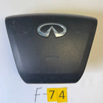 Infiniti QX80 QX56 2013 2014 2015 Driver Airbag BLACK OEM Single Stage K85103ZD8A