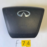 Infiniti QX80 QX56 2013 2014 2015 Driver Airbag BLACK OEM Single Stage K85103ZD8A