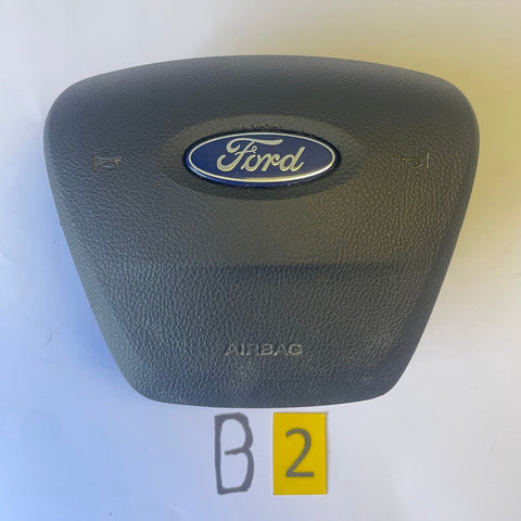 Ford ECOSPORT 2018 2019 2020 2021 Driver Steering Wheel Airbag Black GN1Z58043B13AB