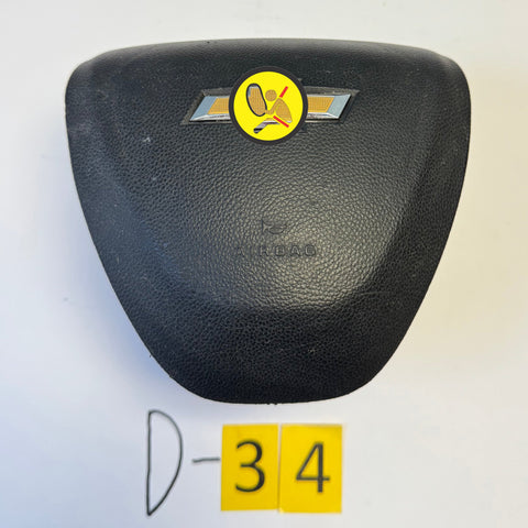 Spark 2020 2021 2022 Driver Airbag Black OEM 42597028