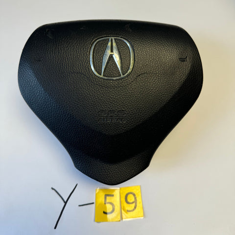 ACURA TL 2007 2008  DRIVER SIDE STEERING WHEEL AIRBAG BLACK 77810TK4A80ZA