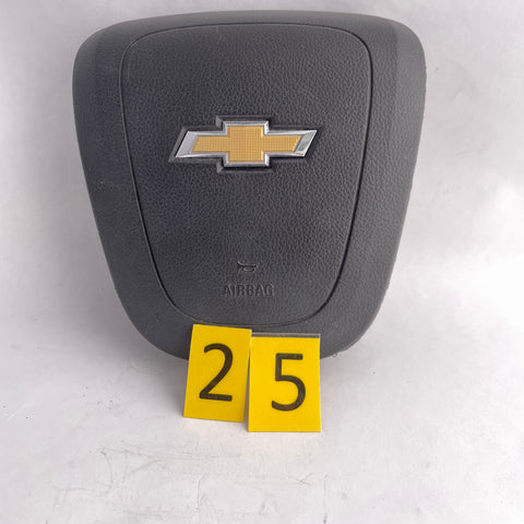 2013 2014 2015 CHEVROLET CRUZE STEERING WHEEL AIRBAG DRIVER SIDE BLACK NEW OEM 95115462 