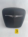 CHRYSLER TOWN AND COUNTRY AIRBAG OEM DRIVER BLACK 2013 2014 2015 2016 DRIVR AIR BAG 1TW45HL9AE