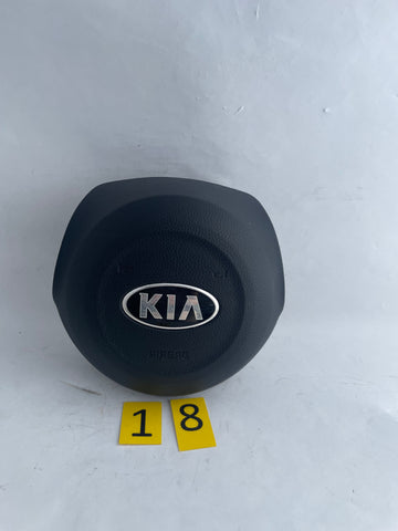 KIA SOUL 2014 2015 2016 2017 2018 2019 DRIVER AIRBAG BLACK OEM steering air bag for sale