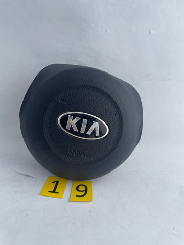 KIA SOUL 2014 2015 2016 2017 2018 2019 DRIVER AIRBAG BLACK OEM steering air bag for sale