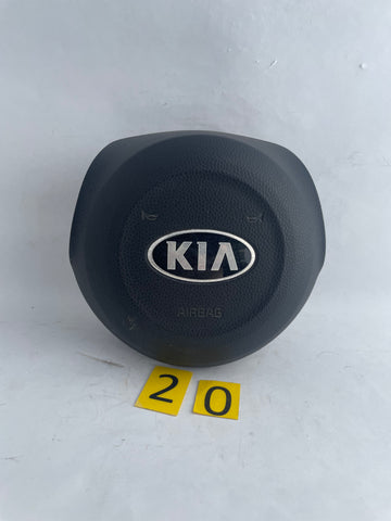 KIA SOUL 2014 2015 2016 2017 2018 2019 DRIVER AIRBAG BLACK OEM steering air bag for sale