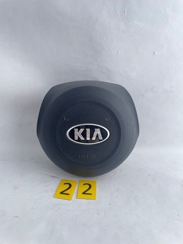 KIA SOUL 2014 2015 2016 2017 2018 2019 DRIVER AIRBAG BLACK OEM steering air bag for sale