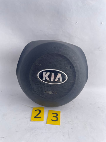 KIA SOUL 2014 2015 2016 2017 2018 2019 DRIVER AIRBAG BLACK OEM steering air bag for sale