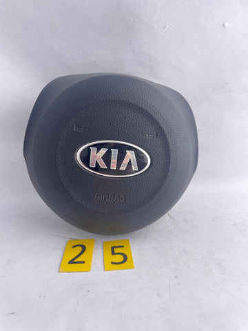 KIA SOUL 2014 2015 2016 2017 2018 2019 DRIVER AIRBAG BLACK OEM steering air bag for sale